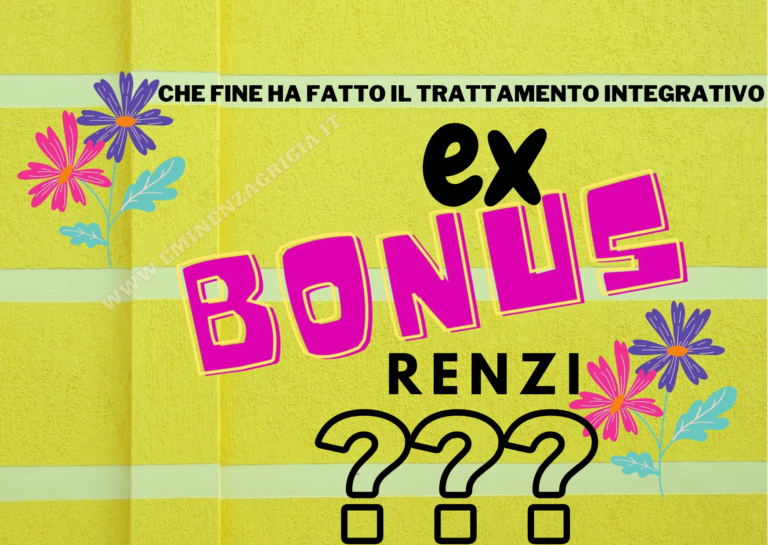 Il mistero del Bonus Renzi svelato: scopri dov’è finito il trattamento integrativo